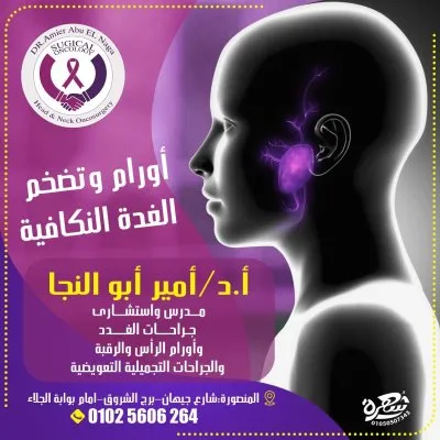 ا د امير ابو النجا استشاري جراحات غدد و اورام رأس و رقبة