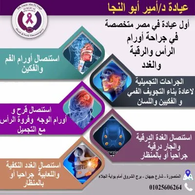 ا د امير ابو النجا استشاري جراحات غدد و اورام رأس و رقبة