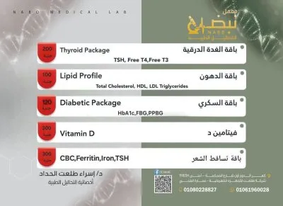 معمل نبض للتحاليل الطبية دكتورة إسراء طلعت