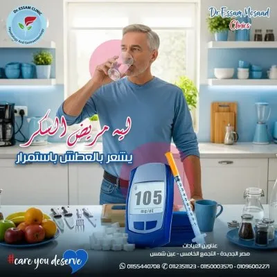 دكتور عصام مسعد أبو العينين استشاري الباطنة والسكر والجهاز الهضمي