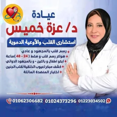 دكتورة عزة خميس استشارى القلب و الاوعية الدموية