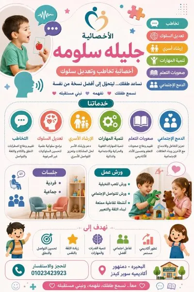 الأخصائية جليلة سلومة أخصائية التربية الخاصة