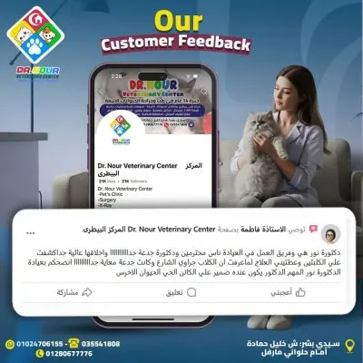 المركز البيطرى دكتور نور لطب وجراحة الحيوان
