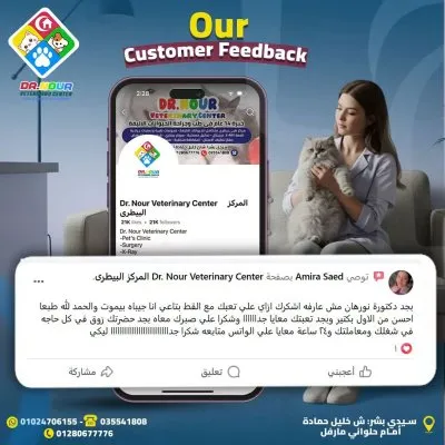المركز البيطرى دكتور نور لطب وجراحة الحيوان