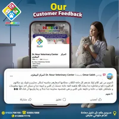 المركز البيطرى دكتور نور لطب وجراحة الحيوان