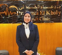 دكتورة دعاء عبد المنعم الخولى مدرس أمراض القلب بكلية الطب