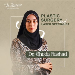 دكتورة غادة رشاد طبيبة تجميل حروق و ليزر مركز لاجينيز  La Jeunesse center