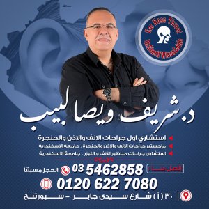 دكتور شريف ويصا لبيب استشارى اول الانف و الاذن و الحنجرة