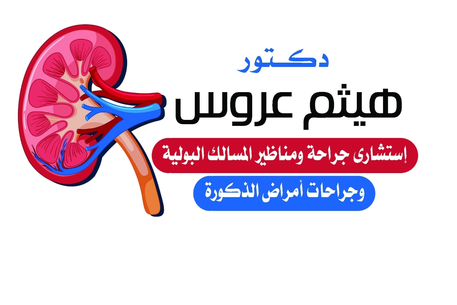 دكتور هيثم على عروس إستشاري جراحة المسالك البولية