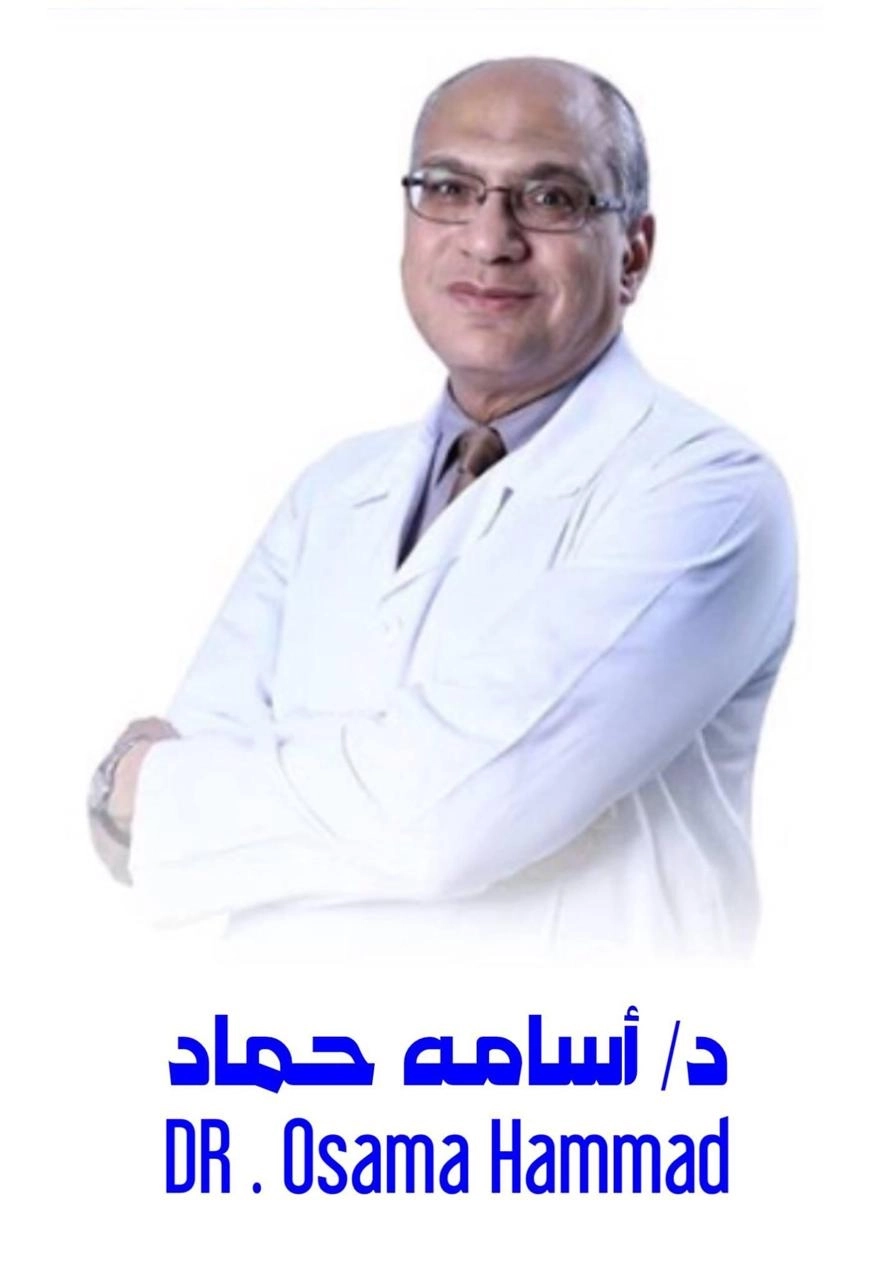 دكتور اسامة حماد استاذ ورئيس قسم الباطنة والكبد والجهاز الهضمى