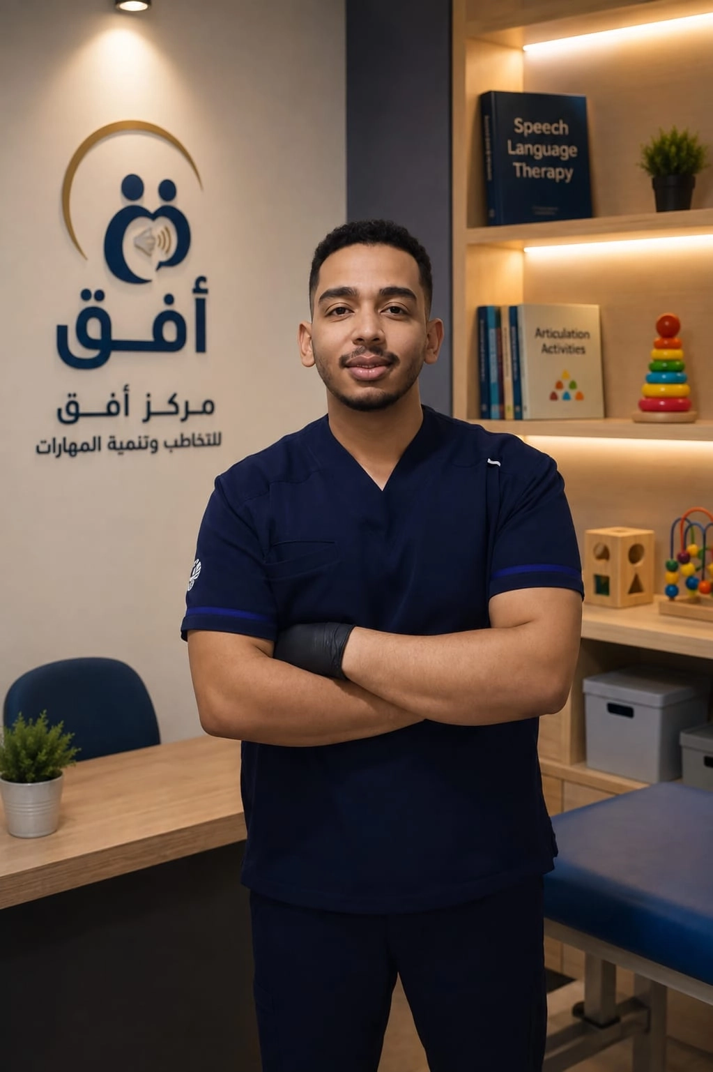 مركز أفق للتخاطب والتأهيل الأخصائي حسام محمد أحمد