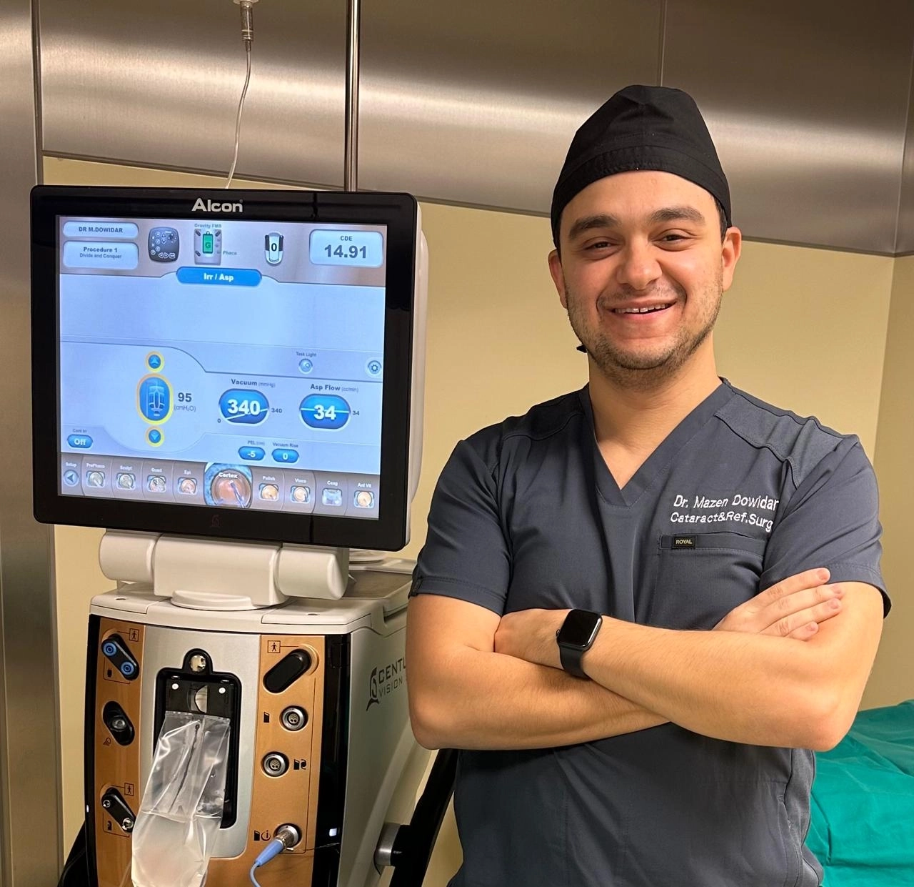 دكتور مازن دويدار اخصائى طب و جراحة العيون