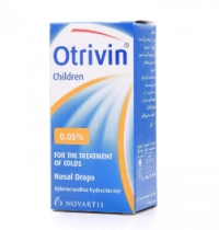 Otrivin drops to treat nasal congestion and sinusitis for adults and children